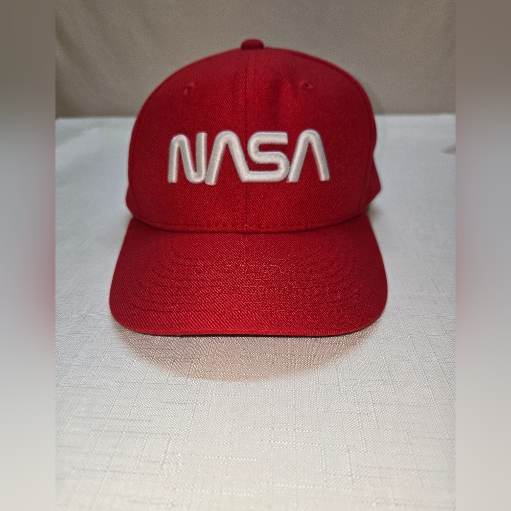 NASA Red Baseball Cap